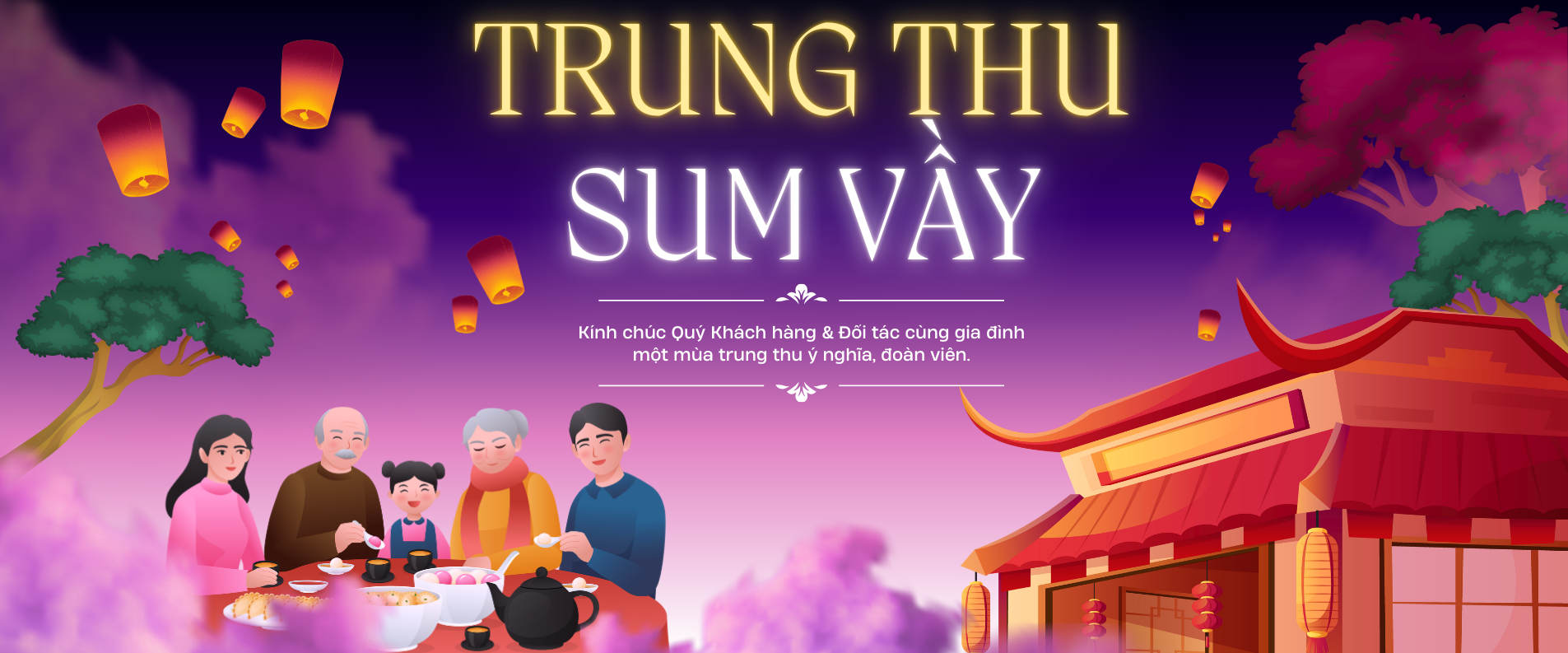 Bai dang Instagram Trung thu Le Tet Truyen thong Vang